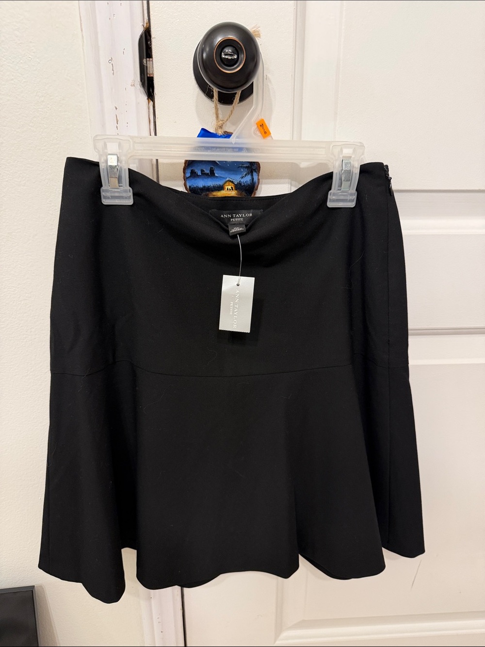 Ann Taylor Black Circle Skirt